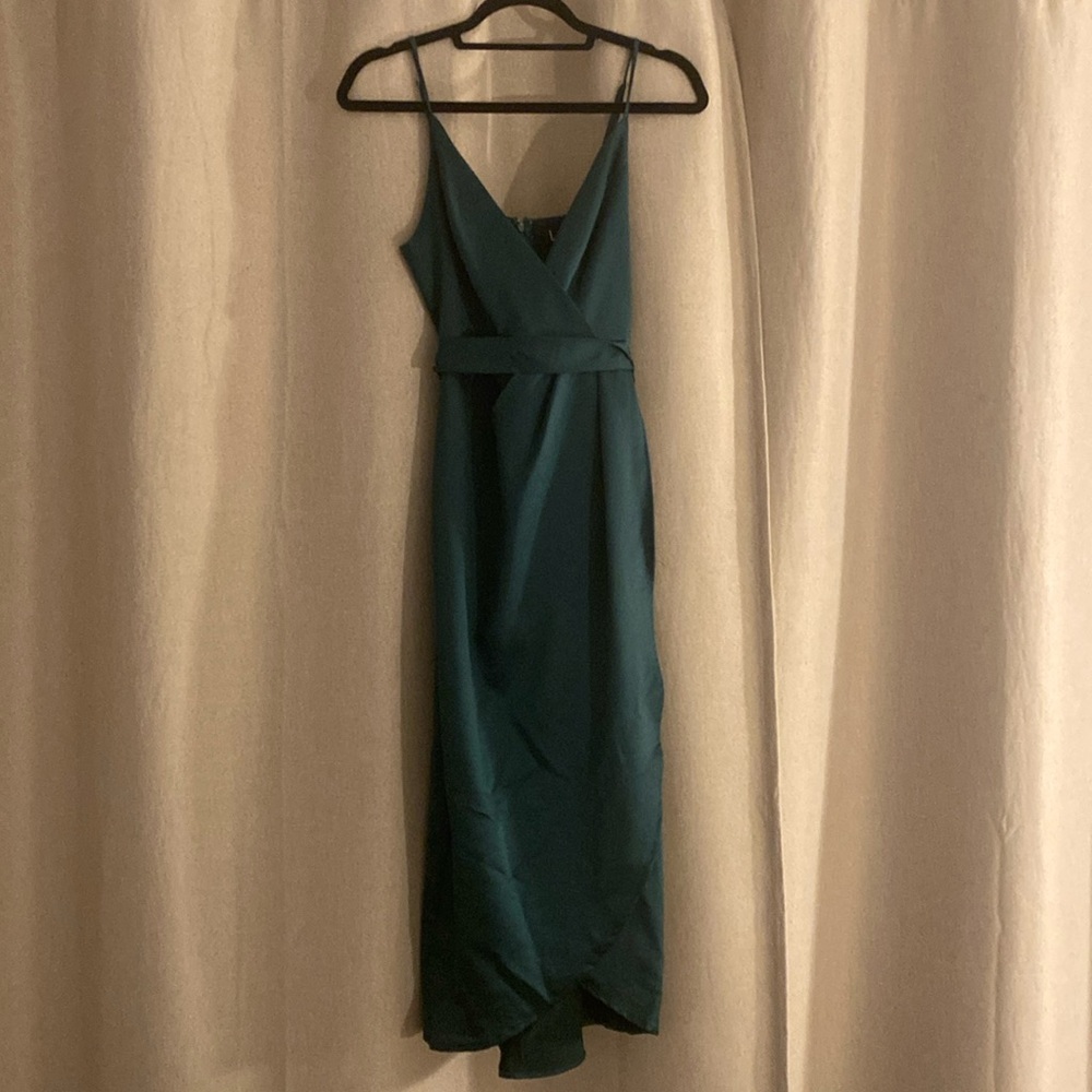 XS Lulus Emerald green maxi
